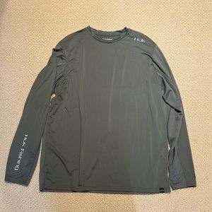 Charcoal Huk Fishing Shirt